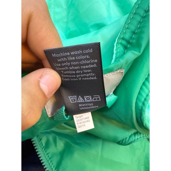 Champion Snow Bib Overalls Youth Size XL Mint Green Zip Pockets Winter Ski - Picture 10 of 11